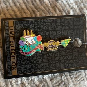 New Limited Edition HardRock Happy Birthday Pin 🧷